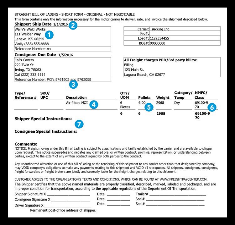 How to read a bill of lading 1 How to read a bill of lading
